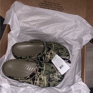 Camo Crocs Classic Clogs